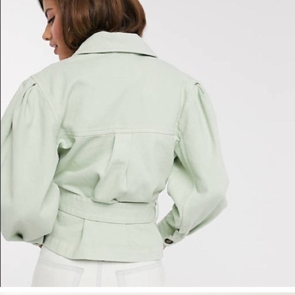 Stradivarius Pastel Green Jacket - Picture 9 of 10